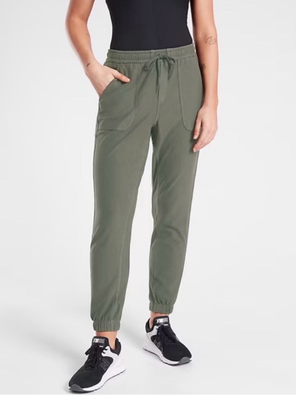 Athleta Olive Green farallon Joggers